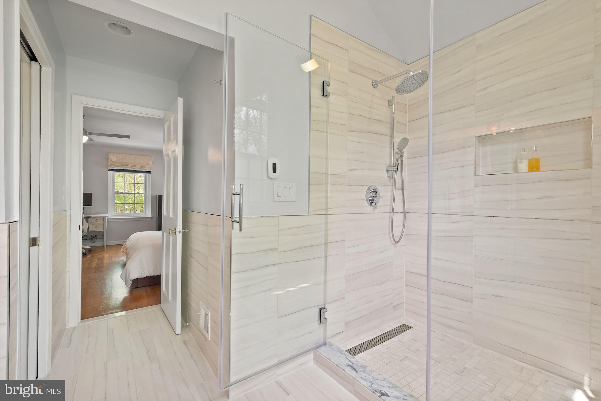 11833 Hunting Ridge Court Potomac, MD 20854 - Photo 27 of 50 Heated floor, Best Tile, Hansgrohe fixtures