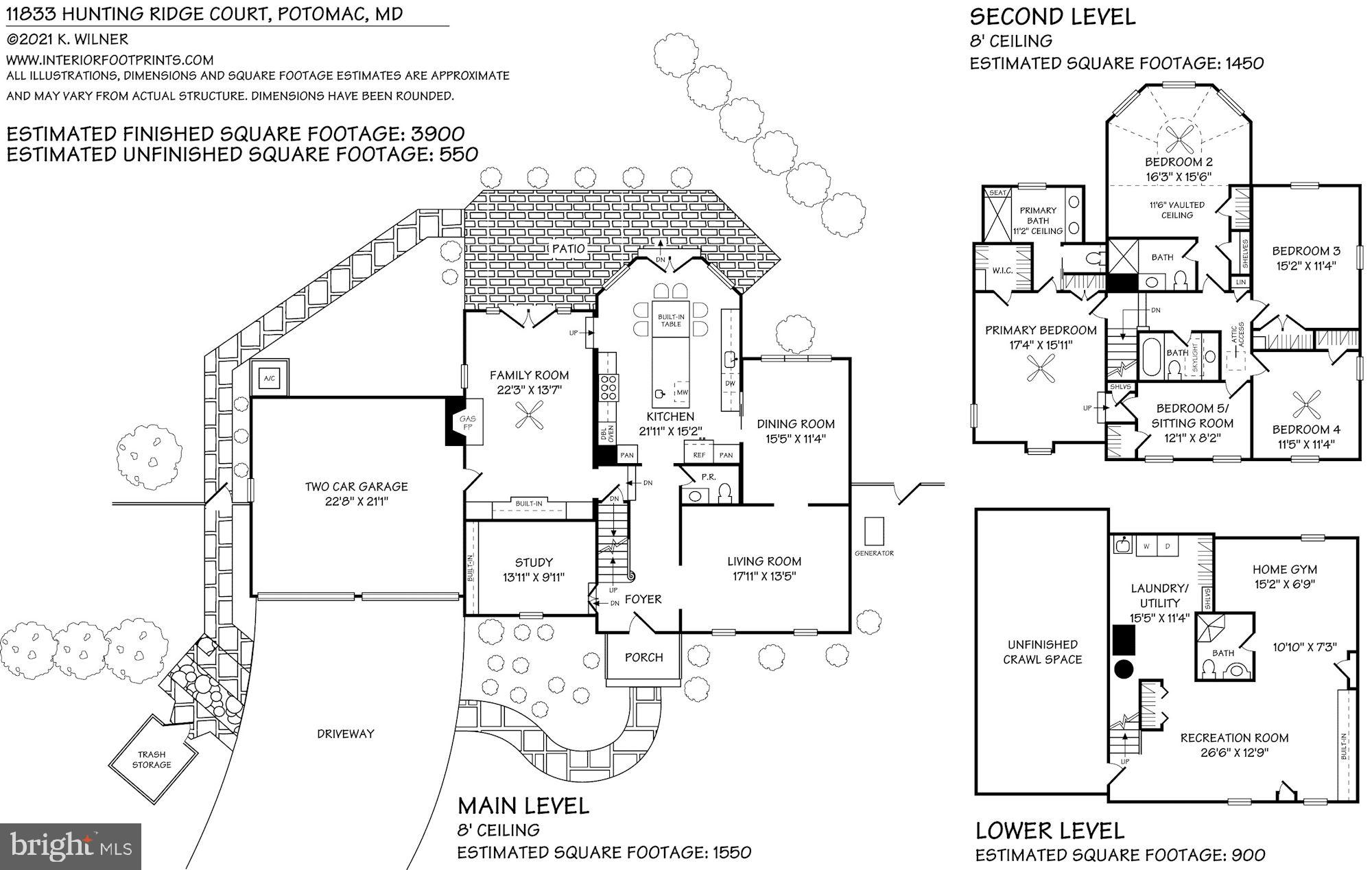 11833 Hunting Ridge Court Potomac, MD 20854 - Photo 50 of 50 Floor plans