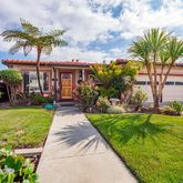 a view of a backyard with a garden