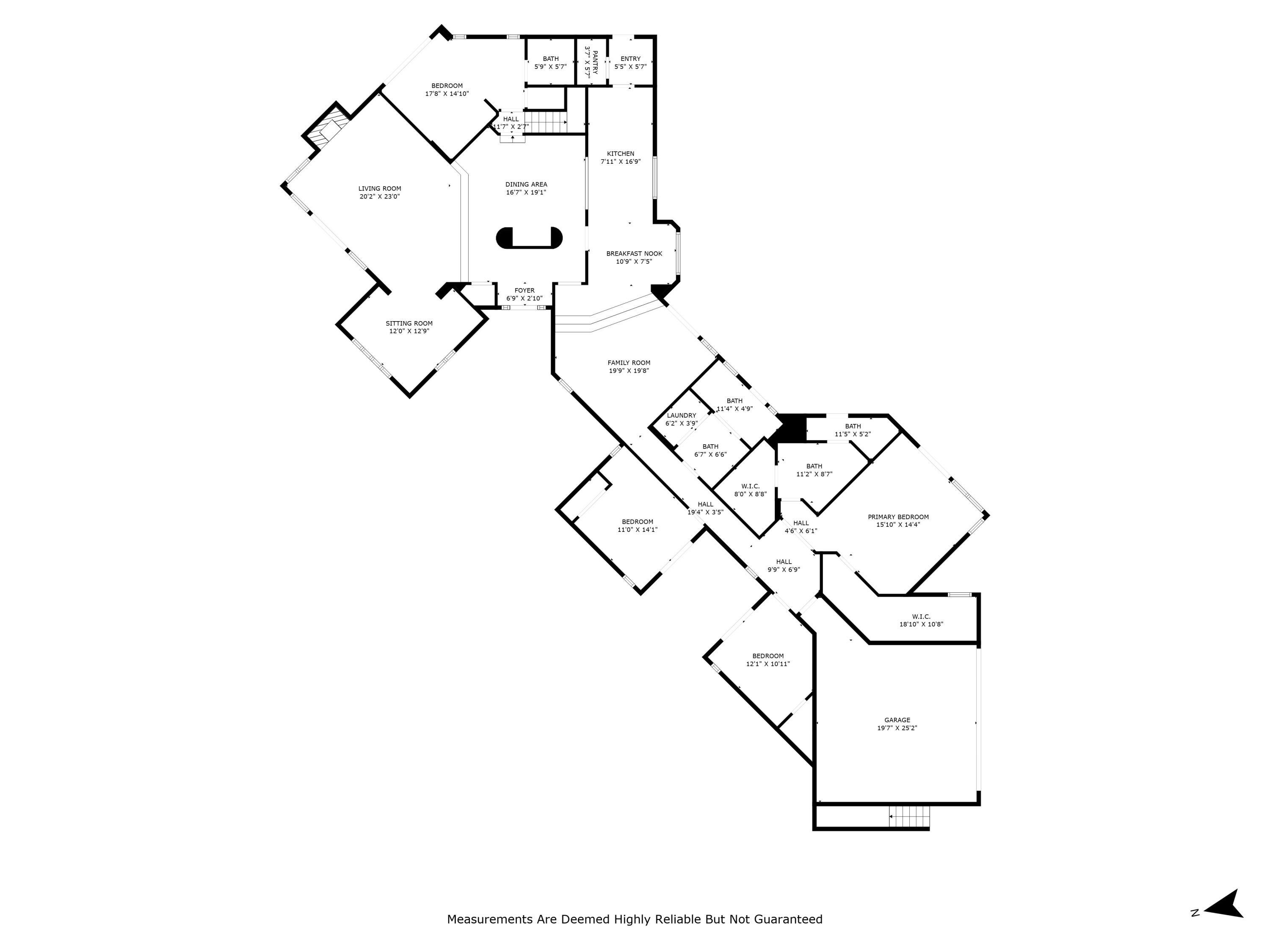 520 Barker Pass Road Santa Barbara, CA 93108 - Photo 44 of 46 1-Floorplan