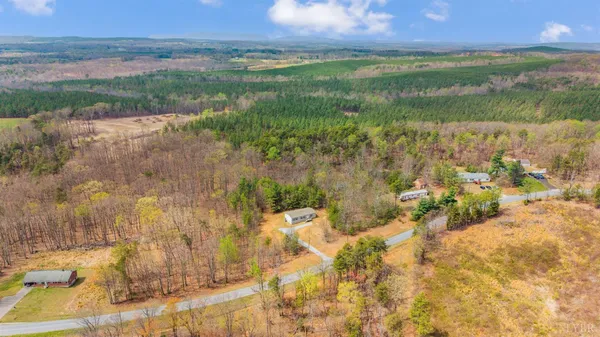 a view of lake with mountain