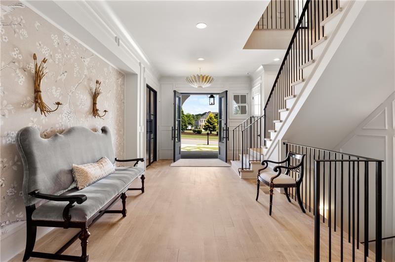 3940 Cottage Park Alpharetta, GA 30004 - Photo 12 of 76 a view of a livingroom with furniture and stairs