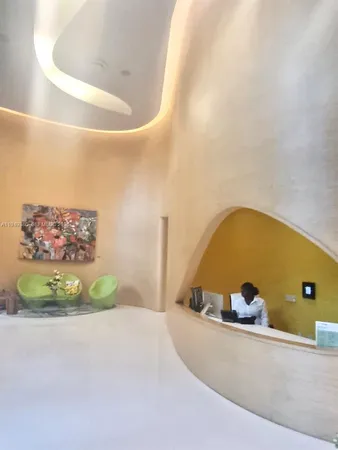 a view of a painting on the wall