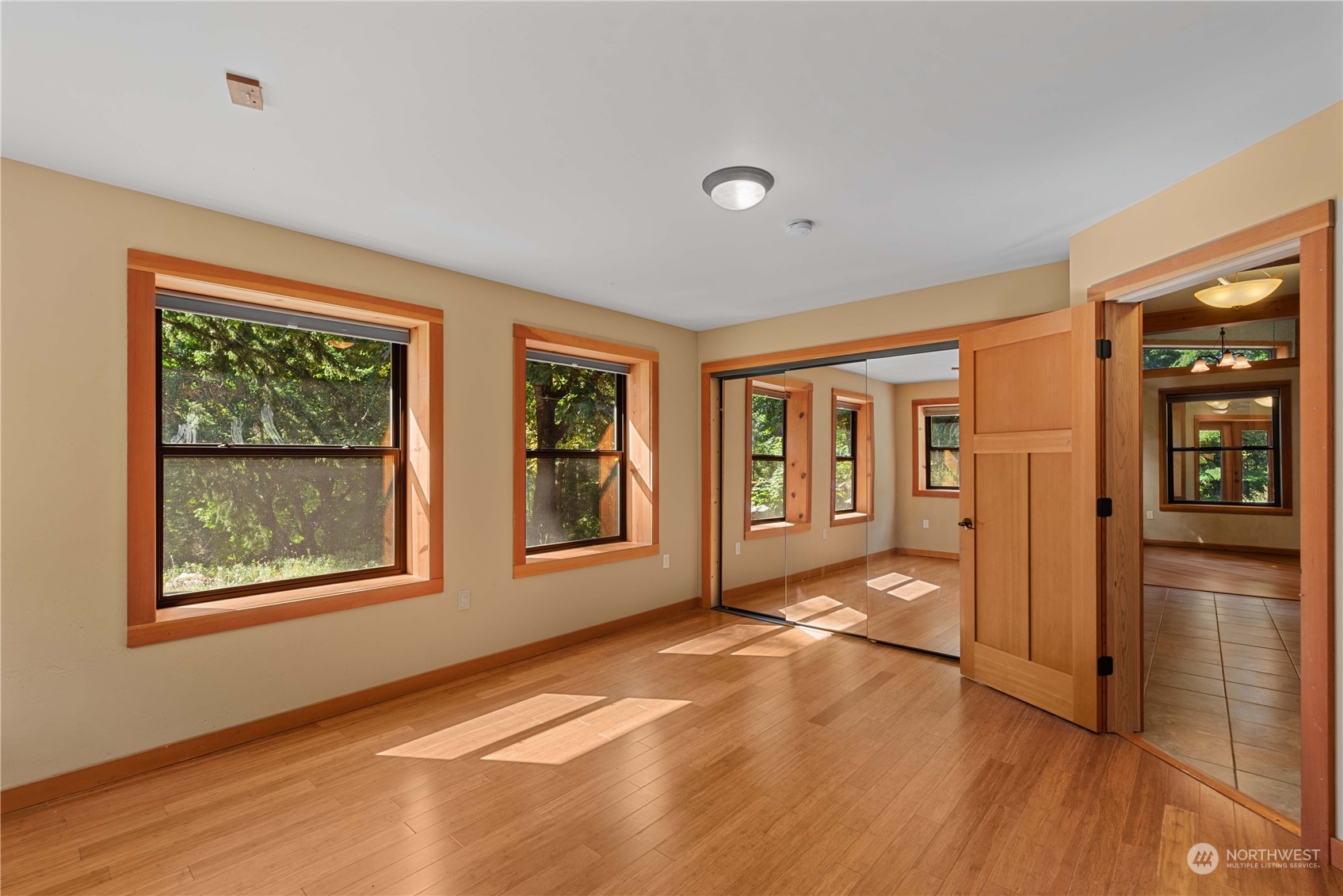 23510 White River Road Leavenworth, WA 98826 - Photo 26 of 39 a view of an empty room with a window and wooden floor