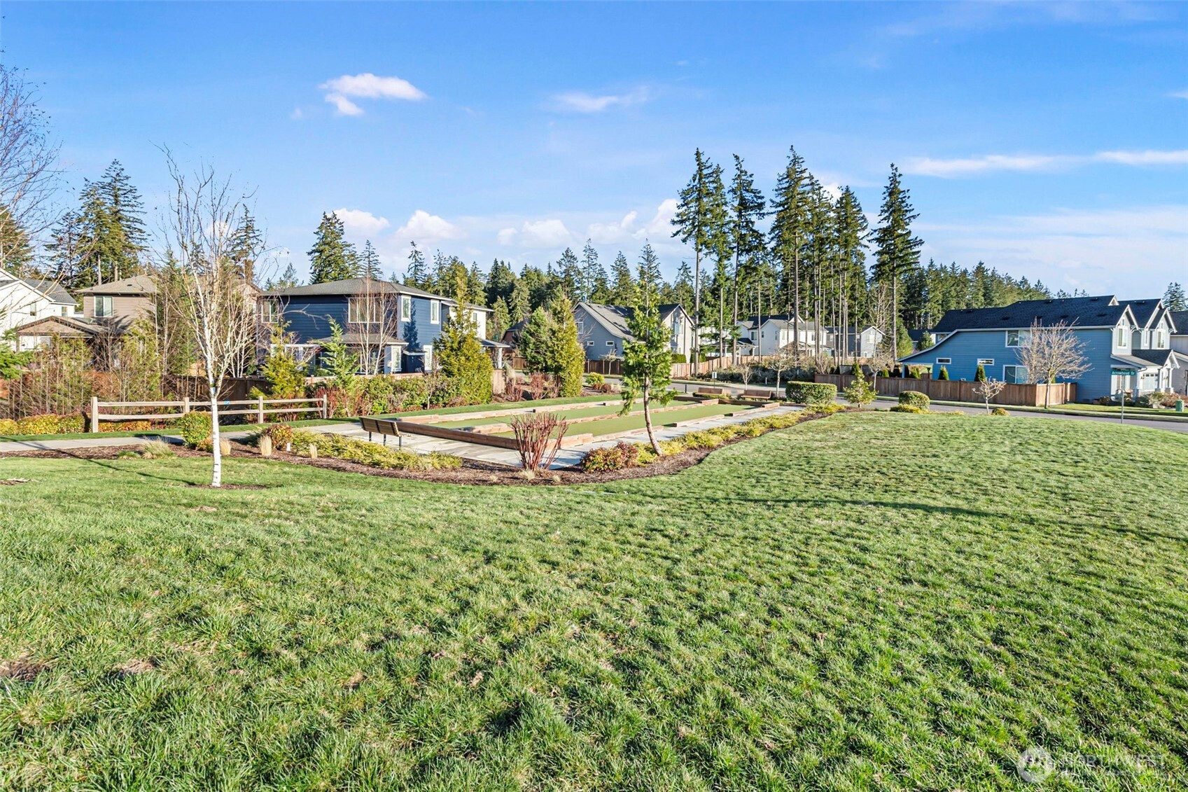 4526 Olympus Loop Gig Harbor, WA 98332 - Photo 33 of 38 a view of a lake with houses