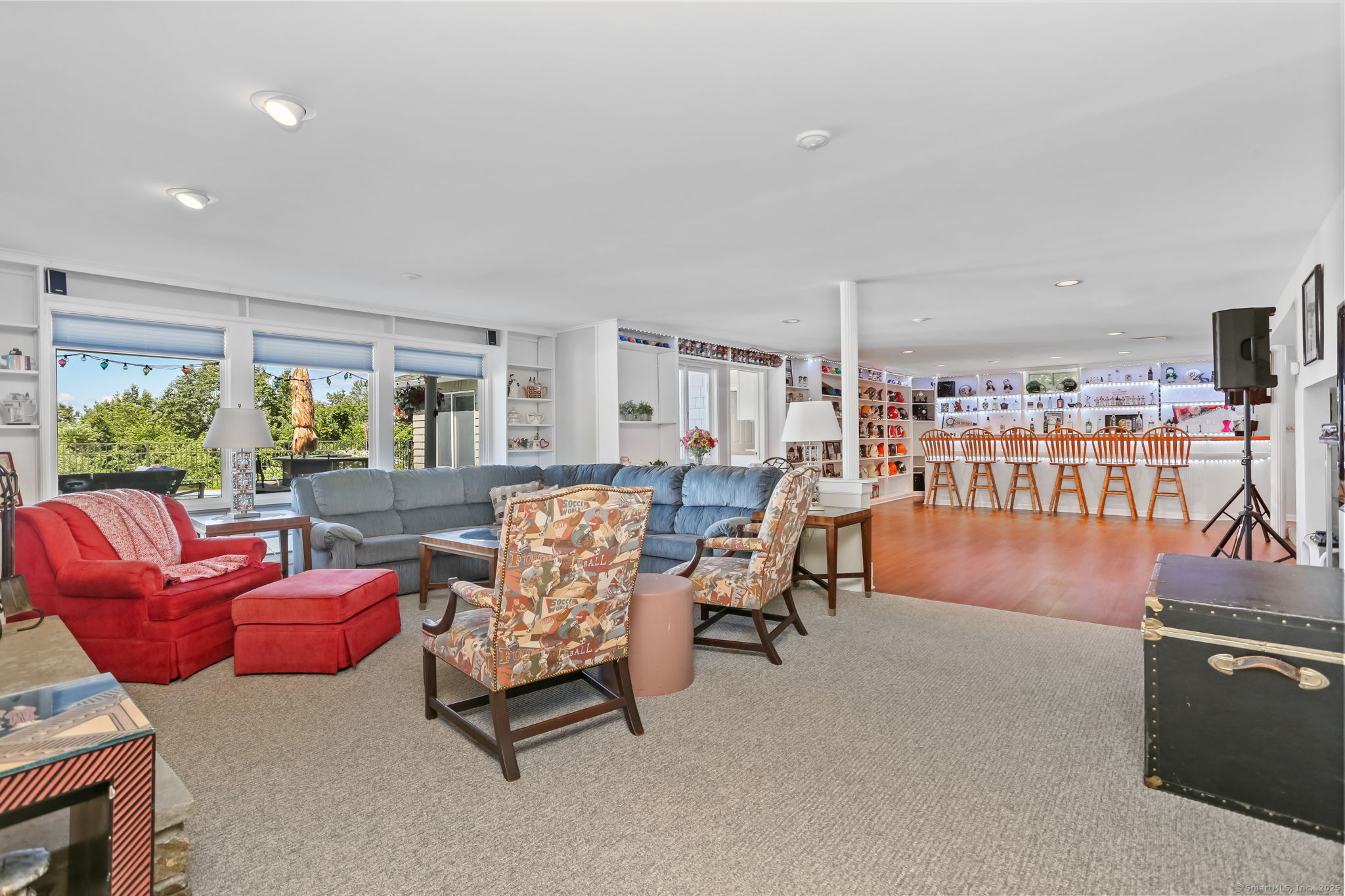 132 Merrimac Drive Trumbull, CT 06611 - Photo 29 of 40 Lower Level Seating Area