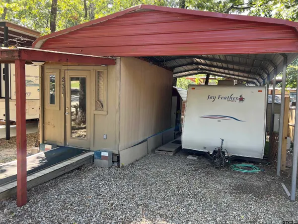 a view of front door
