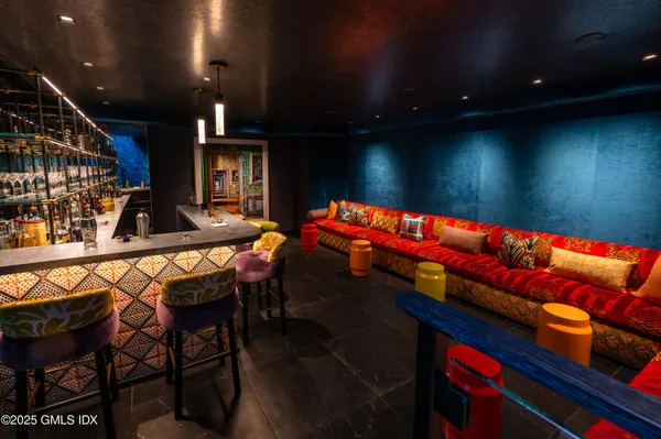 a room with musical instruments