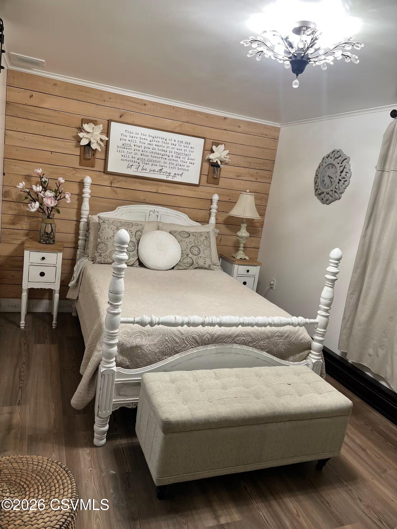 44 Mountain Road Catawissa, PA 17820 - Photo 10 of 21 a bedroom with a bed and wooden floor