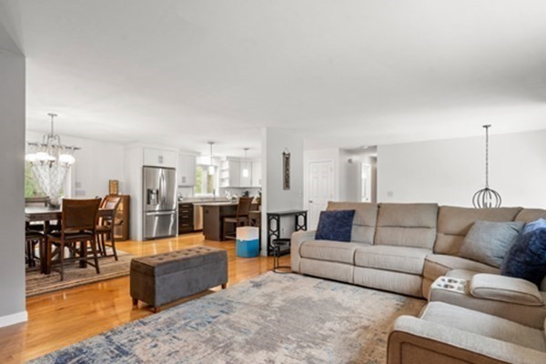 980 North Main Street Raynham, MA 02767 - Photo 6 of 29 a living room with furniture and view of kitchen