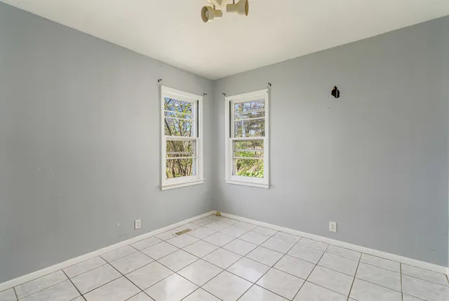 a view of park with trees