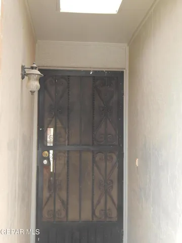 a close view of a bathroom shower