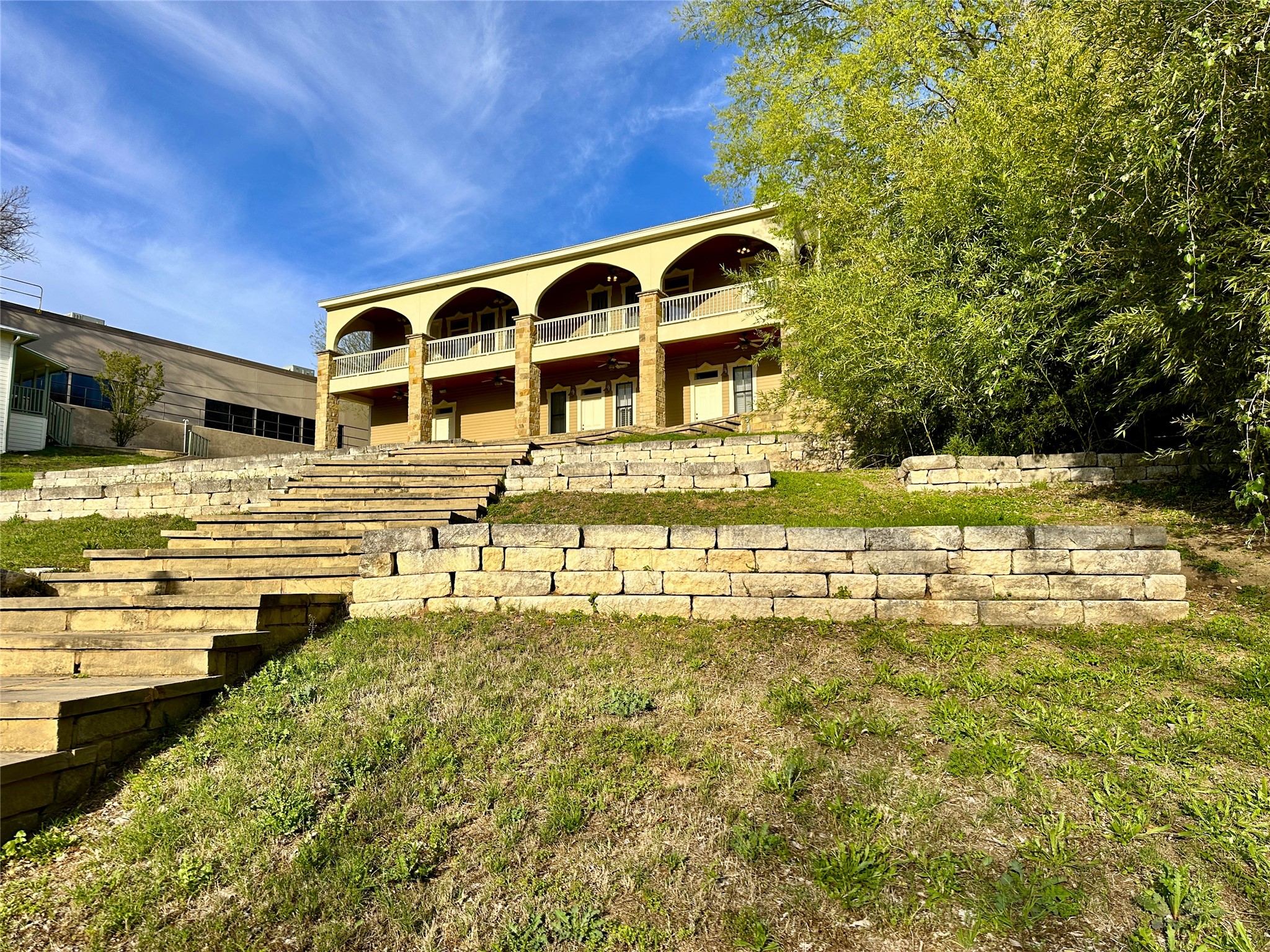 802 Main Street Bastrop, TX 78602 - Photo 6 of 37 a view of a swimming pool with an outdoor space