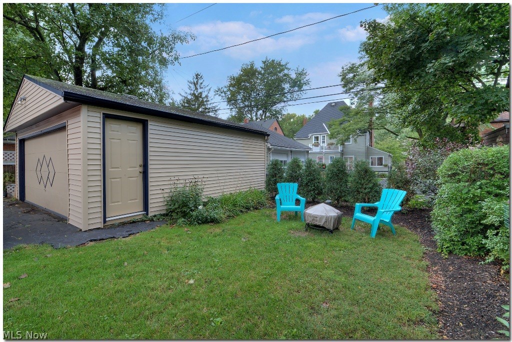 3626 Sutherland Road Shaker Heights, OH 44122 - Photo 25 of 26 Covered Patio with Upper Deck Overlooks 2nd Patio, Beautiful Landscaped Flower Gardens and Fenced Backyard