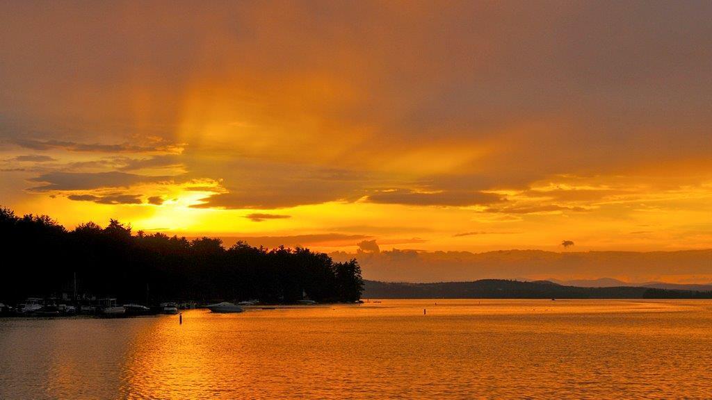 25 Clifford Road, Unit 19 Naples, ME 04055 - Photo 36 of 54 Sunset over Long Lake