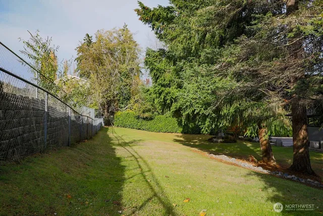 a view of an outdoor space and a yard