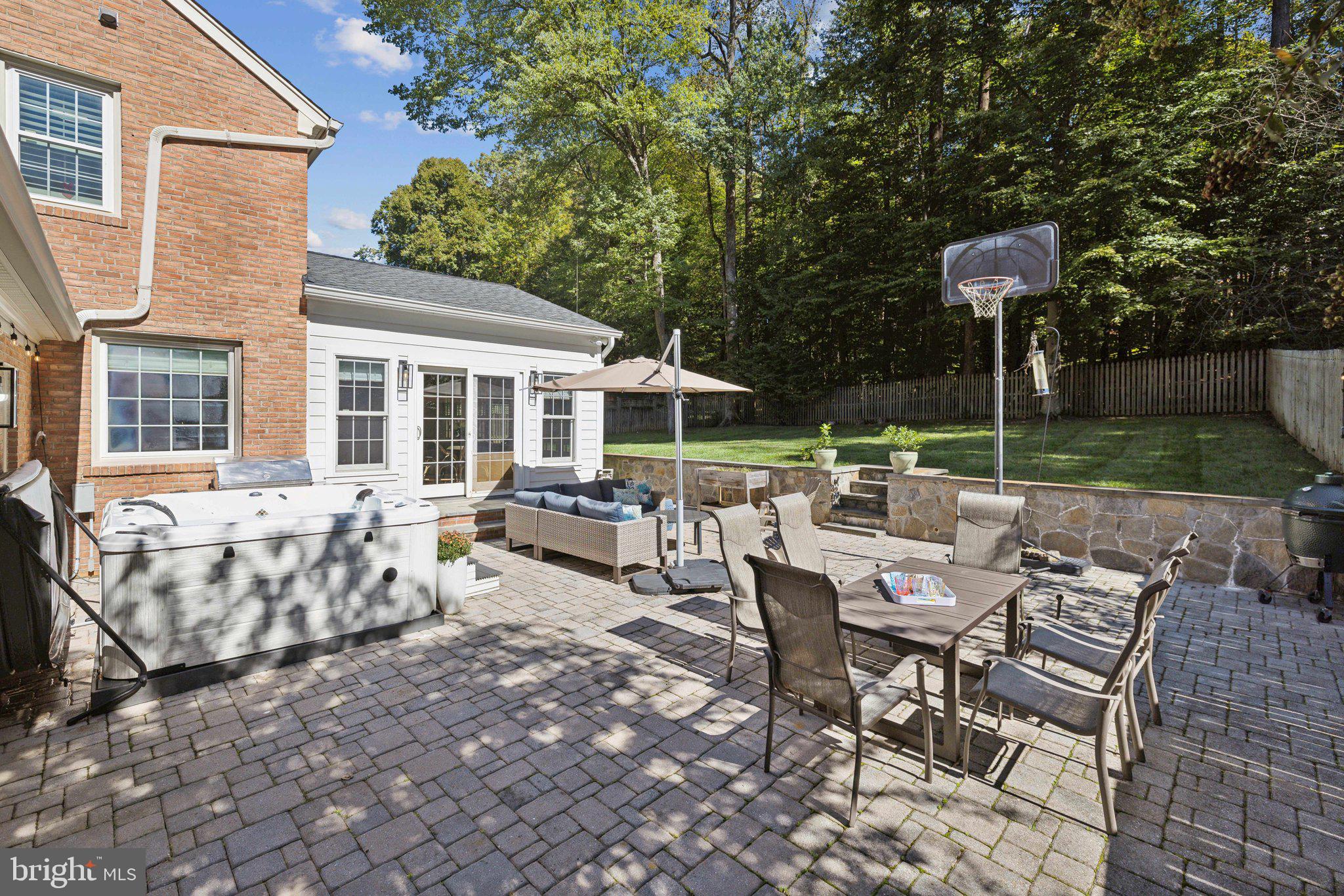 7701 Hackamore Drive Potomac, MD 20854 - Photo 24 of 28 Expansive Paver Patio