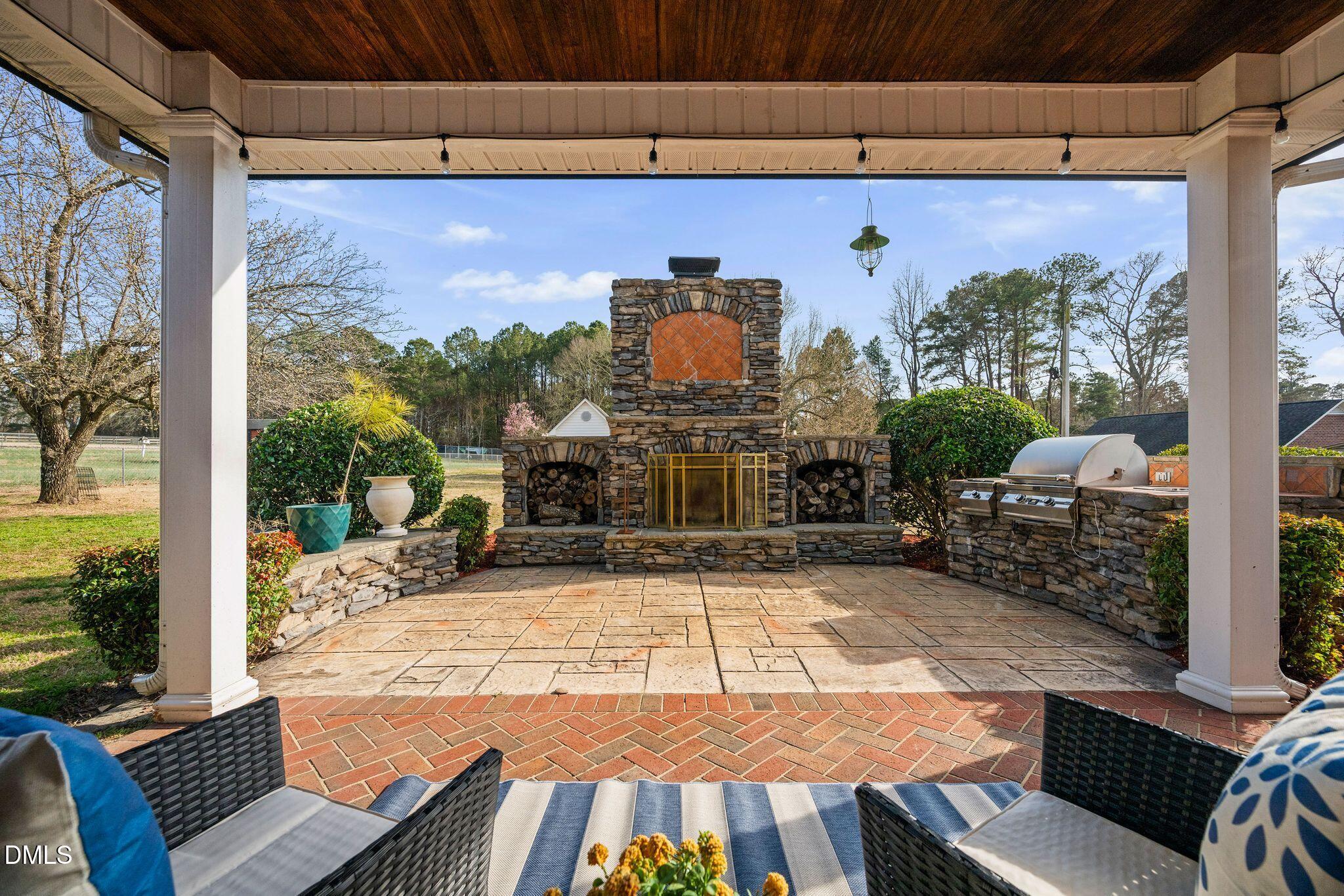 5223 Center Church Road Sanford, NC 27330 - Photo 6 of 54 Back Covered Patio