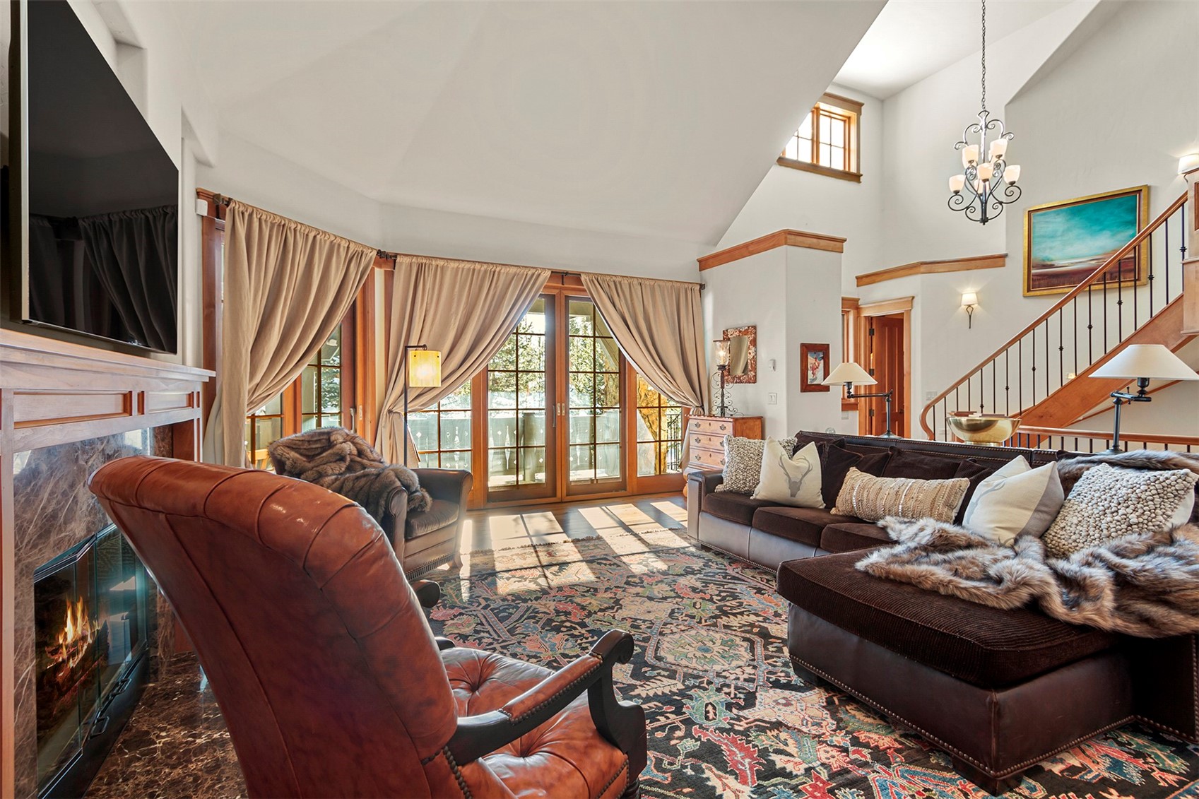 780 Penstemon Road Keystone, CO 80435 - Photo 4 of 40 Beautiful transomed windows and doors in the Main Floor Great room