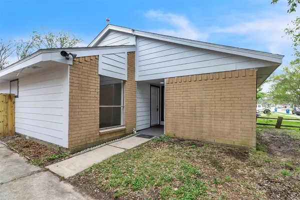 a front view of house