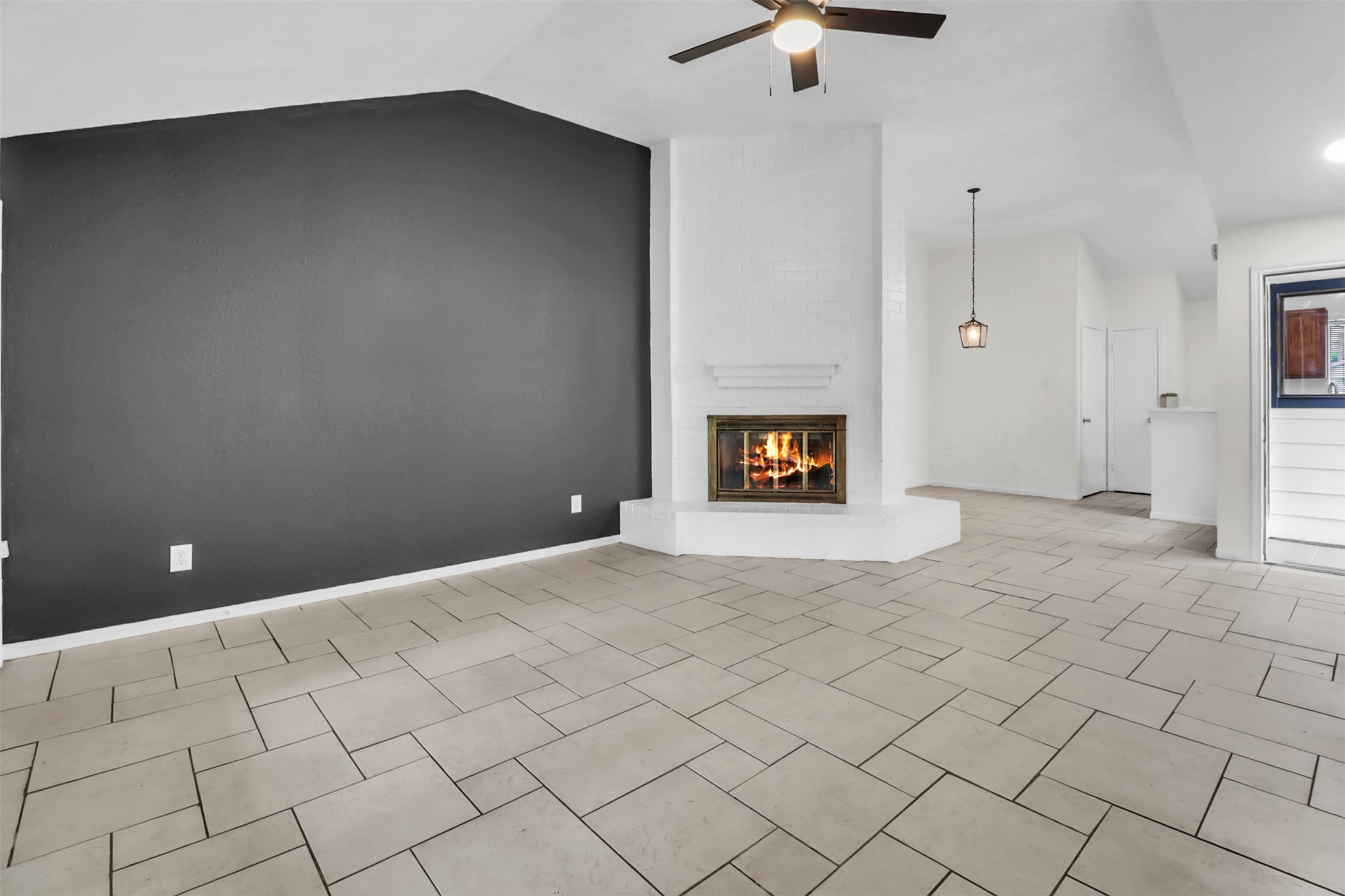 15116 Sheffield Terrace Channelview, TX 77530 - Photo 7 of 16 a view of an empty room with a fireplace