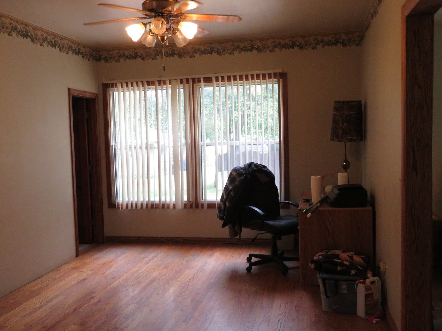 260 West Southmor Road Morris, IL 60450 - Photo 8 of 35 a view of a workspace with furniture and a window
