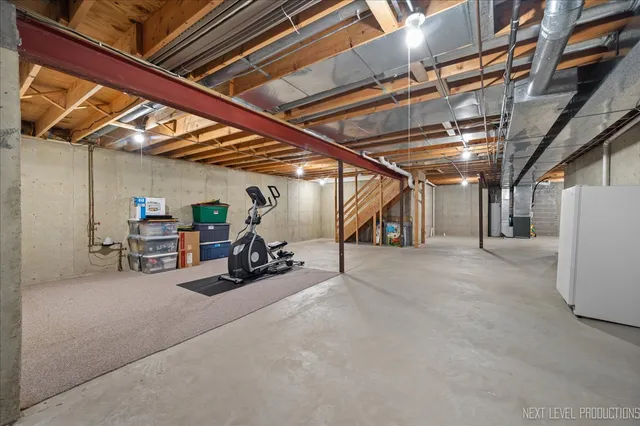 a view of a bike garage