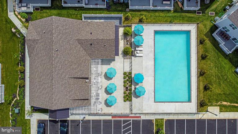 25 North Tompkins Square Downingtown, PA 19335 - Photo 46 of 53 aerial view of a house with a swimming pool