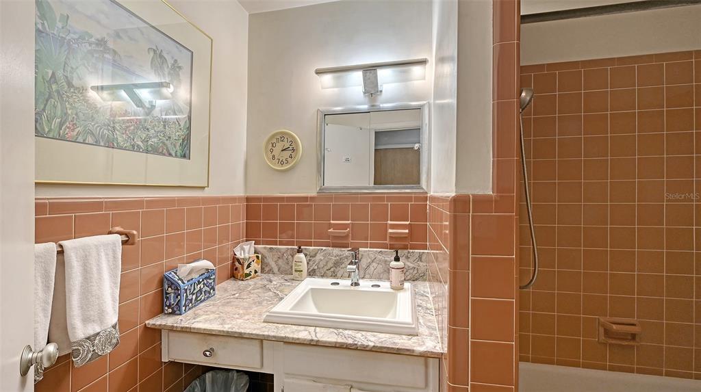 3012 Desoto Road Sarasota, FL 34234 - Photo 45 of 78 a bathroom with a sink and a mirror