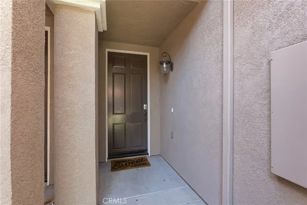 a view of an front door