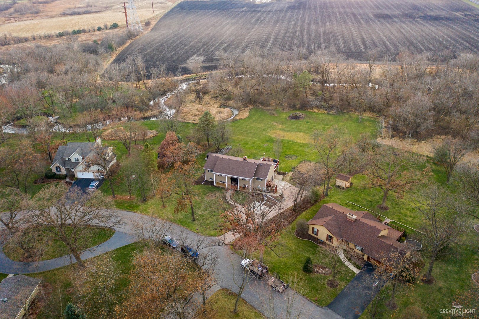 4S064 Thornapple Tree Road Sugar Grove, IL 60554 - Photo 3 of 39 an aerial view of a house with a yard
