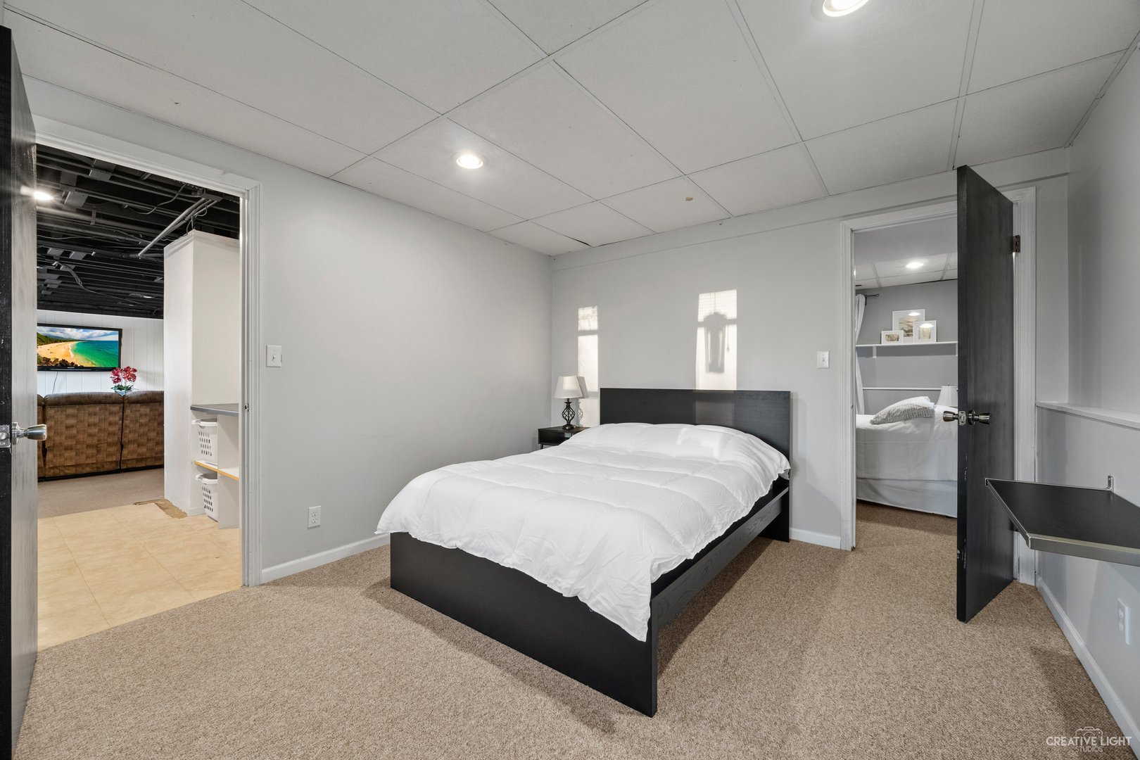 4S064 Thornapple Tree Road Sugar Grove, IL 60554 - Photo 26 of 39 a spacious bedroom with a bed and a view of bathroom