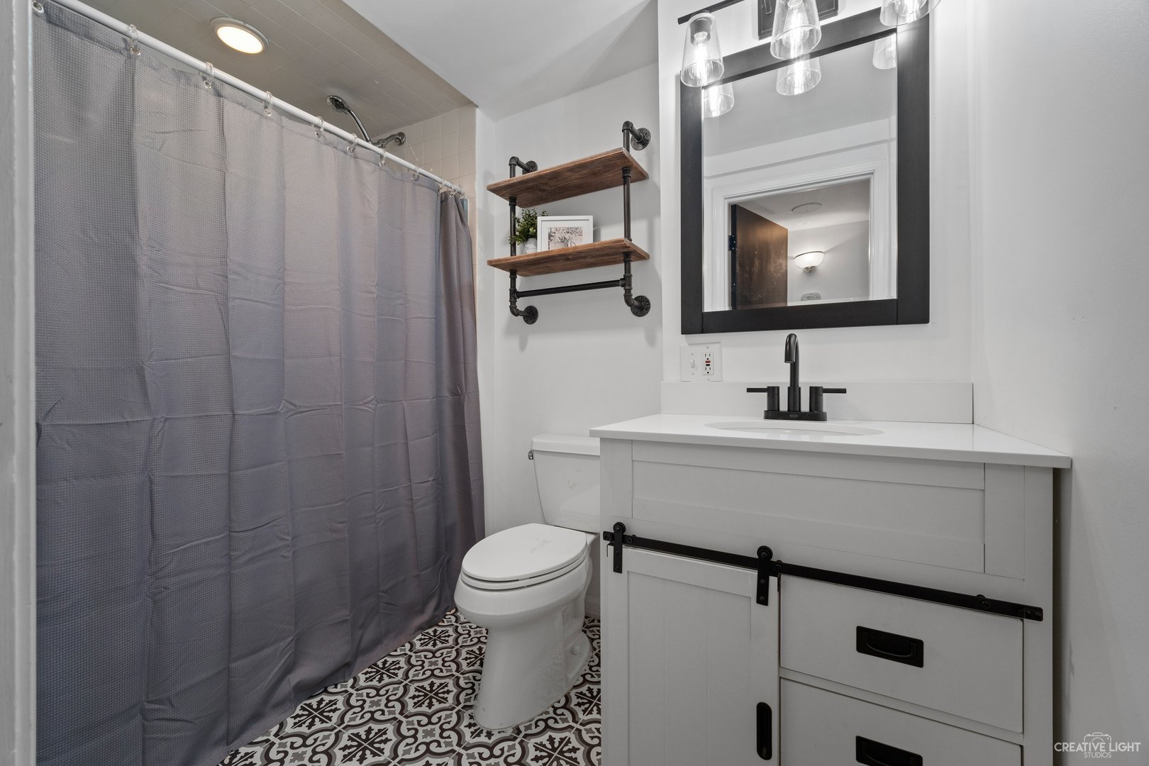 4S064 Thornapple Tree Road Sugar Grove, IL 60554 - Photo 29 of 39 a bathroom with a toilet a sink and mirror