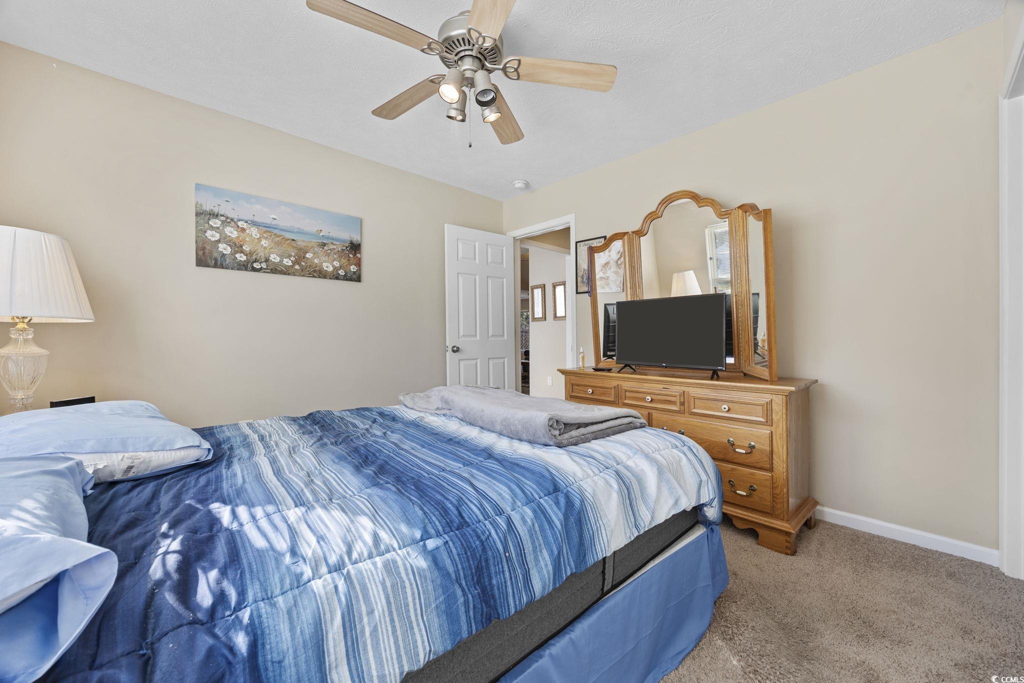 2902 Silverleaf Circle Loris, SC 29569 - Photo 20 of 38 Carpeted bedroom with a ceiling fan and baseboards