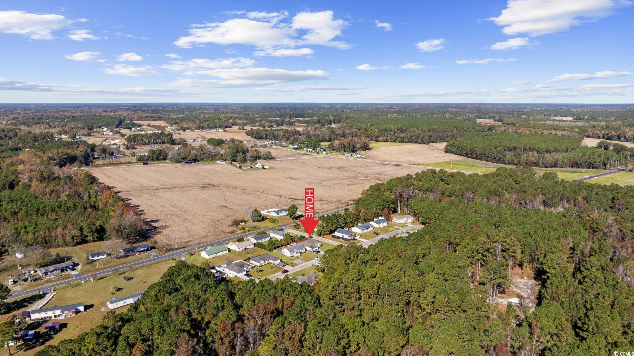 2902 Silverleaf Circle Loris, SC 29569 - Photo 38 of 38 Aerial view of property's location featuring a forest