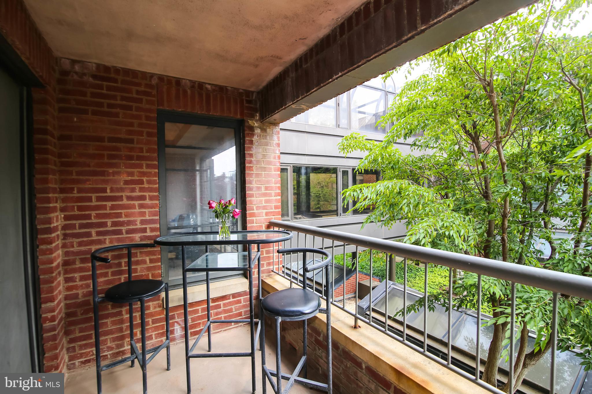 1080 Wisconsin Avenue Northwest, Unit 2001 Washington, DC 20007 - Photo 13 of 27 Private Balcony Overlooking Gardens