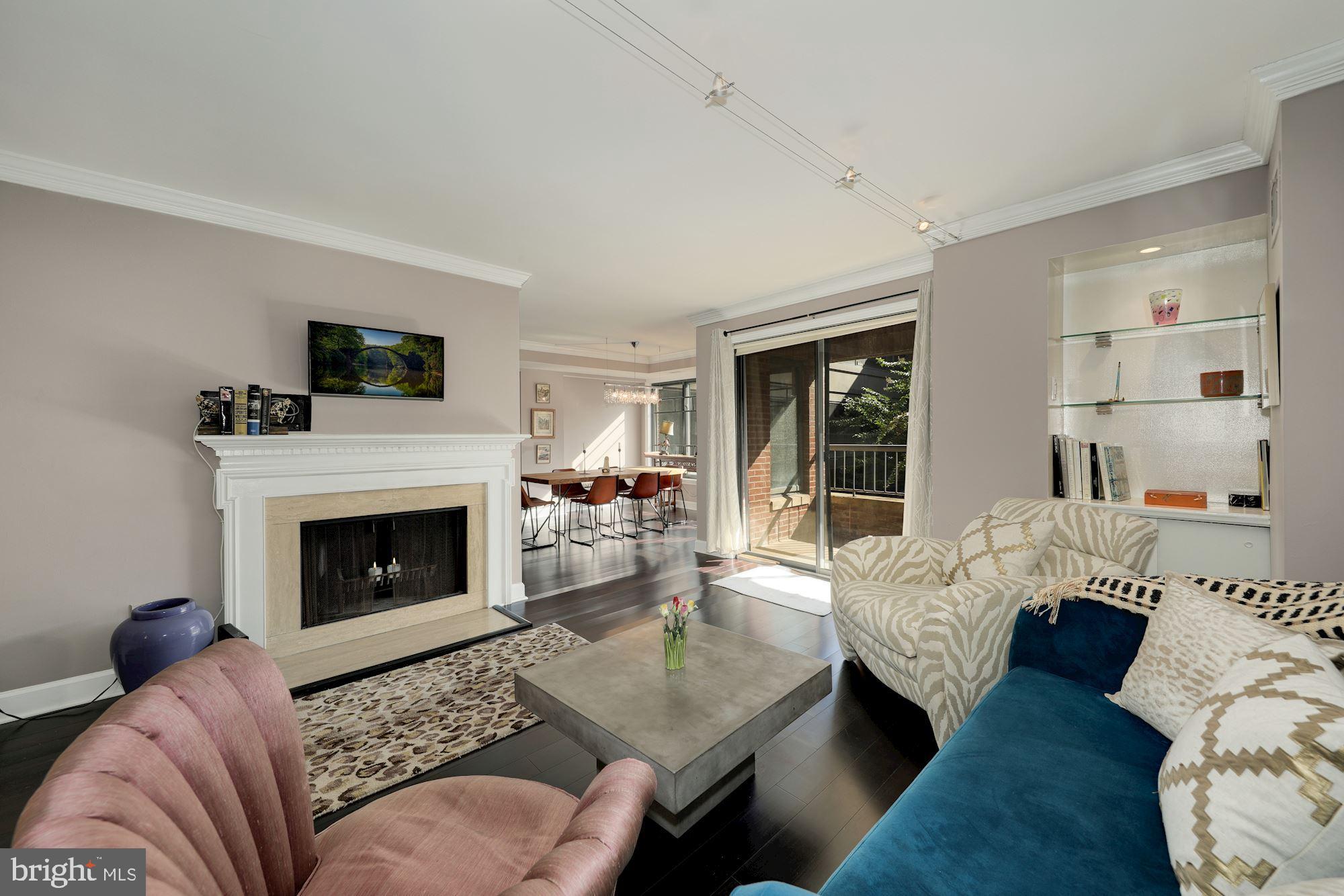 1080 Wisconsin Avenue Northwest, Unit 2001 Washington, DC 20007 - Photo 4 of 27 Living Area and View to Dining Area