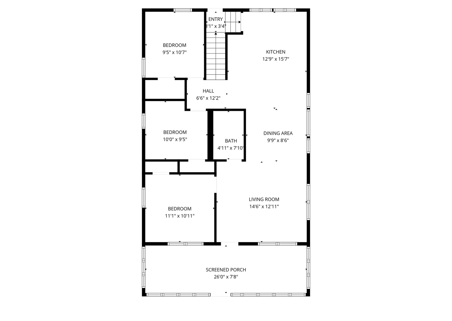 407 North Liberty Street Elgin, IL 60120 - Photo 17 of 18 a picture of a floor plan