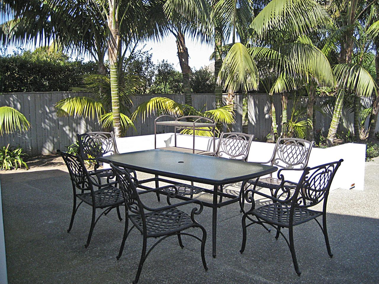 5320 Dorwin Lane Santa Barbara, CA 93111 - Photo 17 of 19 a view of a backyard with a table and chairs