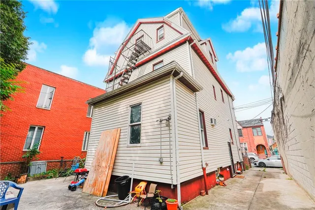 a view of a building with many windows