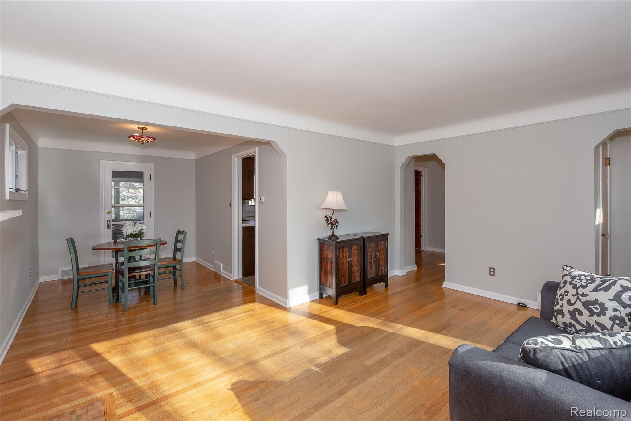 2479 Pembroke Road Birmingham, MI 48009 - Photo 6 of 33 Living room flowing into spacious dining room