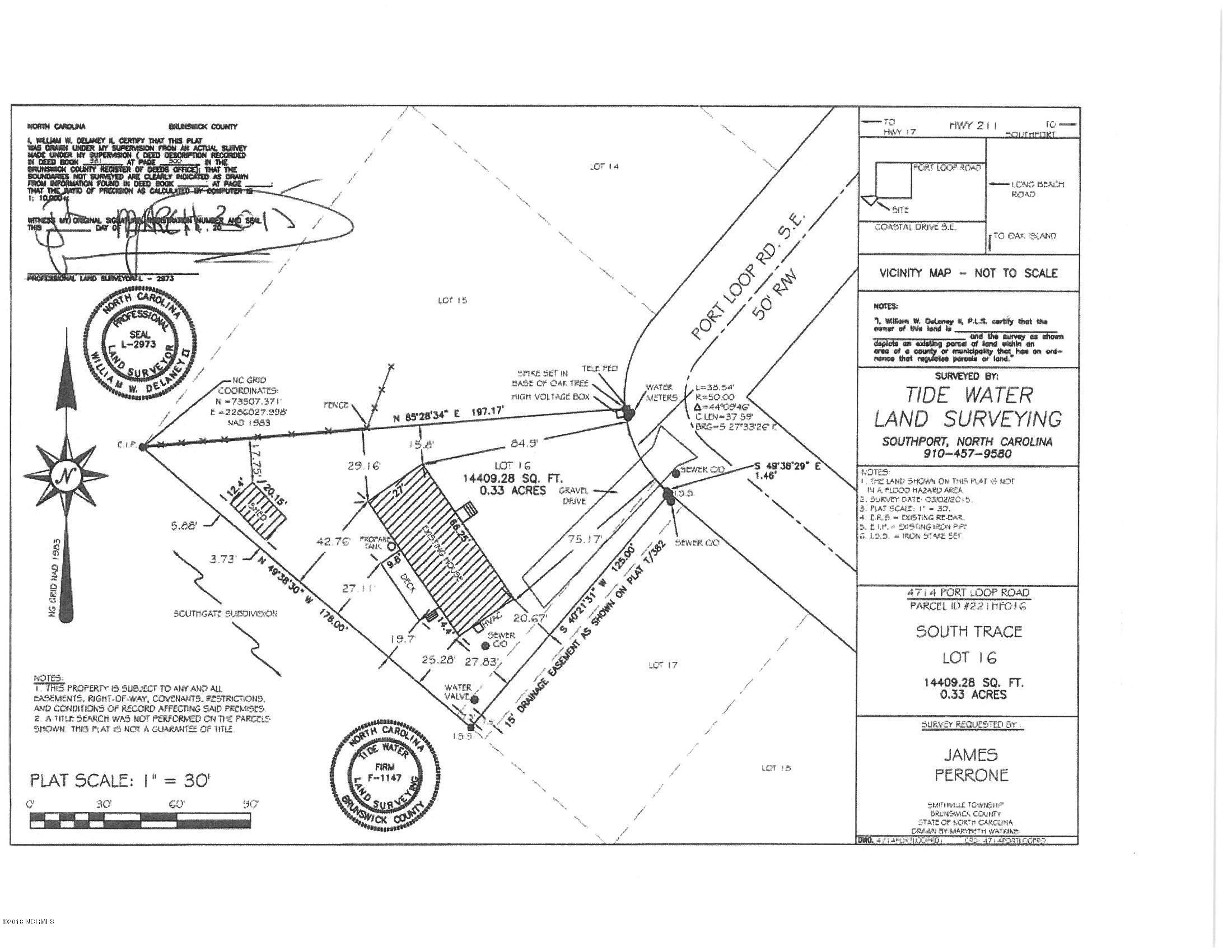4714 Port Loop Road Southeast Southport, NC 28461 - Photo 39 of 39 SURVEY