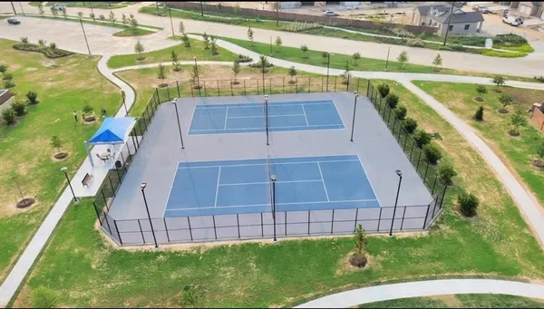 a view of a small yard