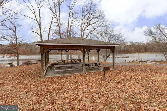 a view of a table and chairs in the patio