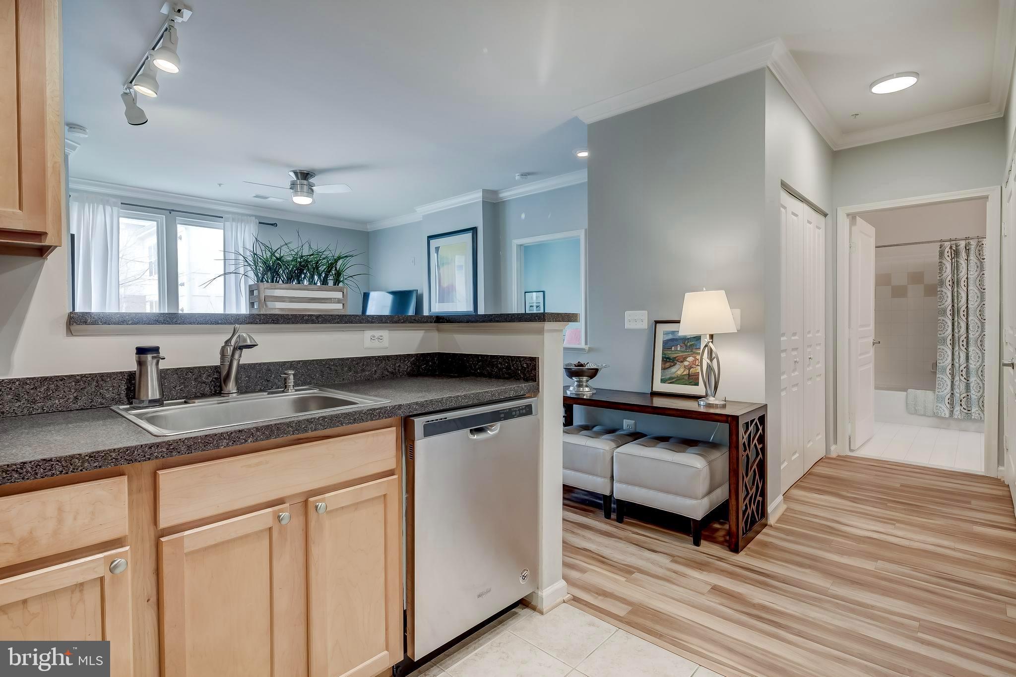 12000 Market Street, Unit 337 Reston, VA 20190 - Photo 15 of 74 Kitchen and Hallway to other Rooms