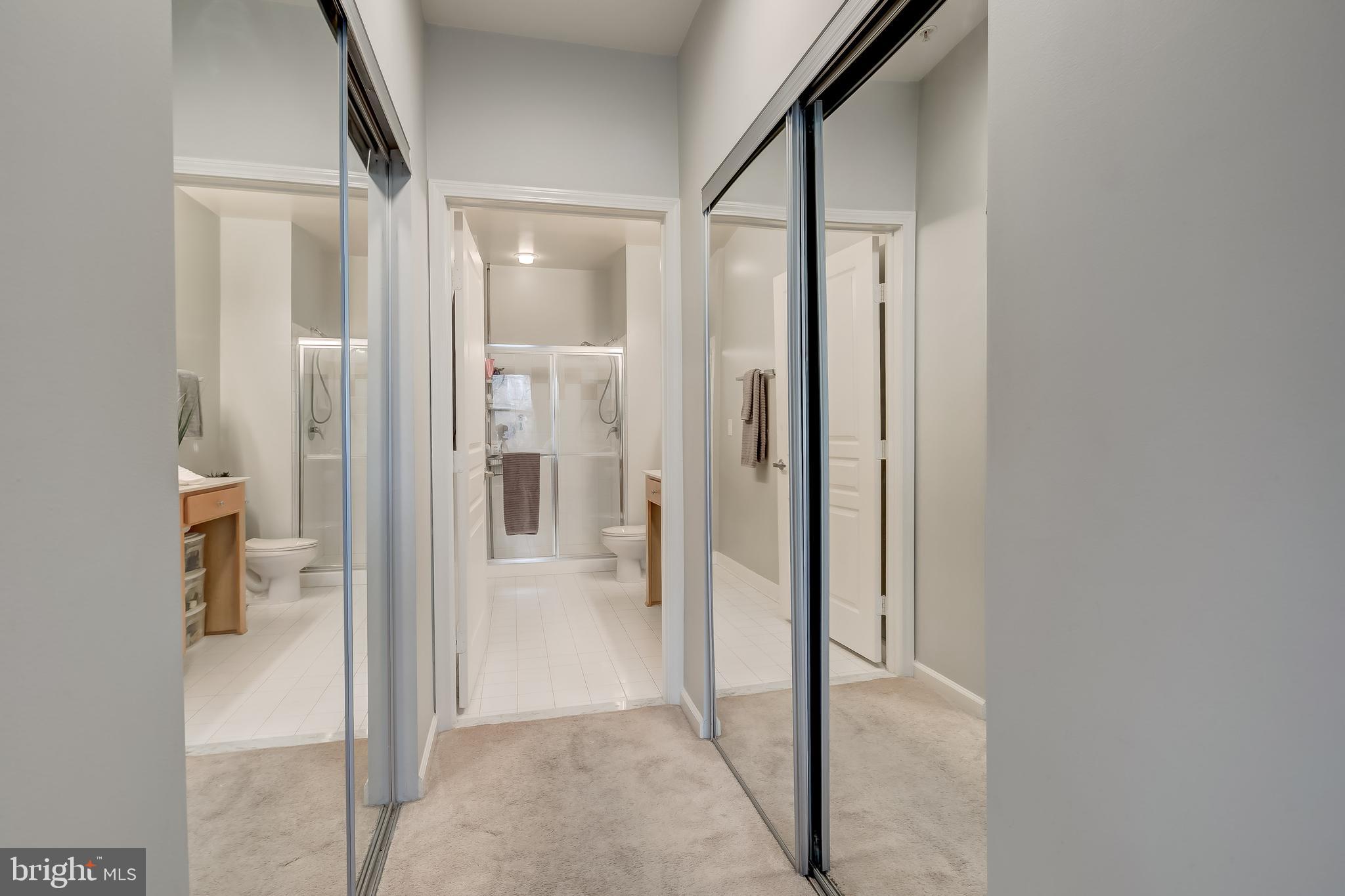 12000 Market Street, Unit 337 Reston, VA 20190 - Photo 34 of 74 Hallway in MBR with Closets on Both Sides