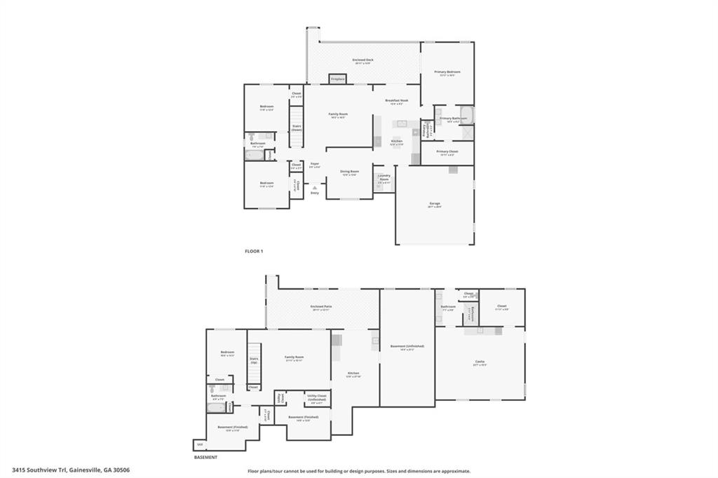 3415 South View Trail Gainesville, GA 30506 - Photo 63 of 65 a picture of floor plan