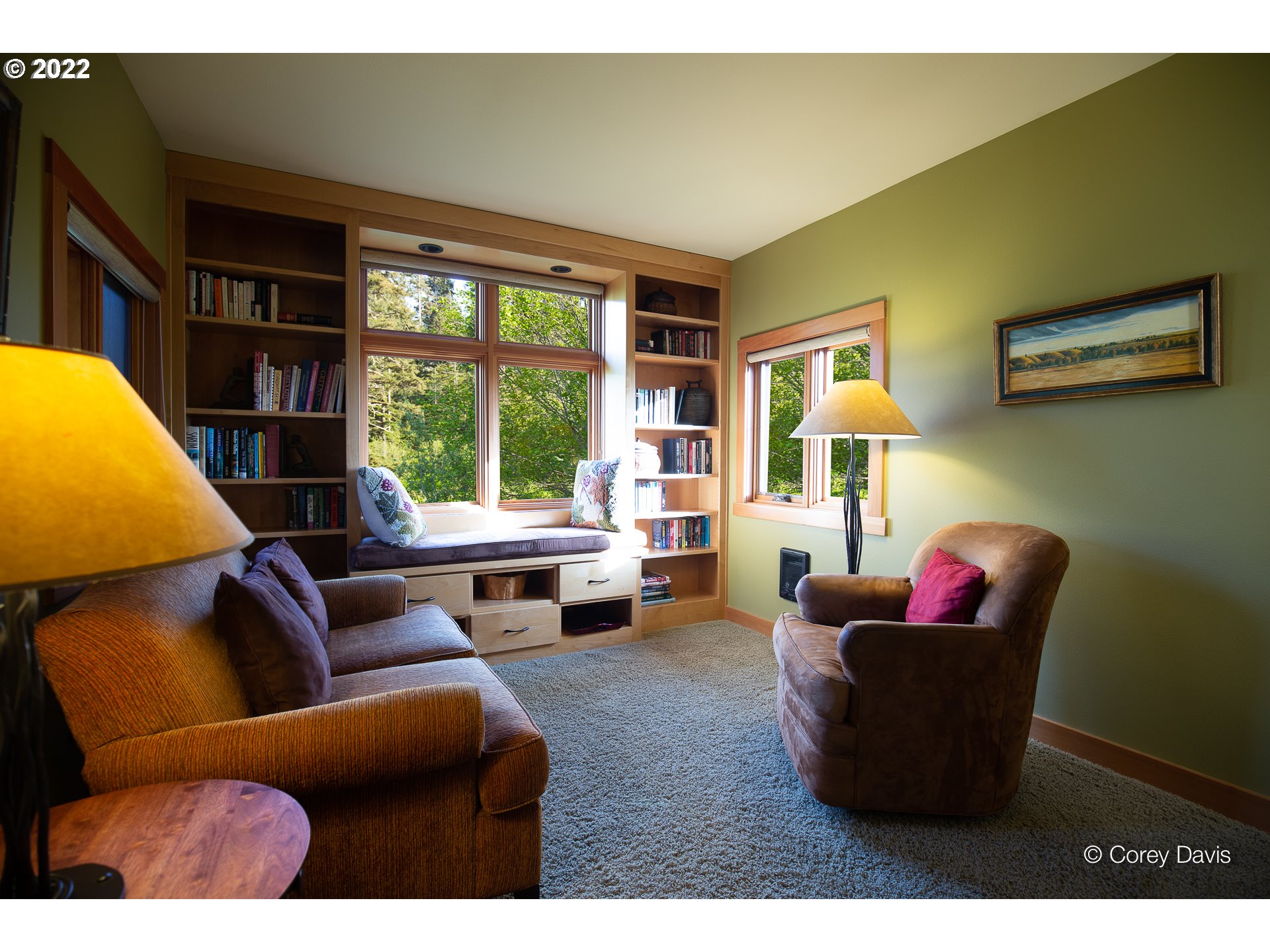 8185 Nehalem Road Manzanita, OR 97130 - Photo 20 of 31 a living room with furniture and a window