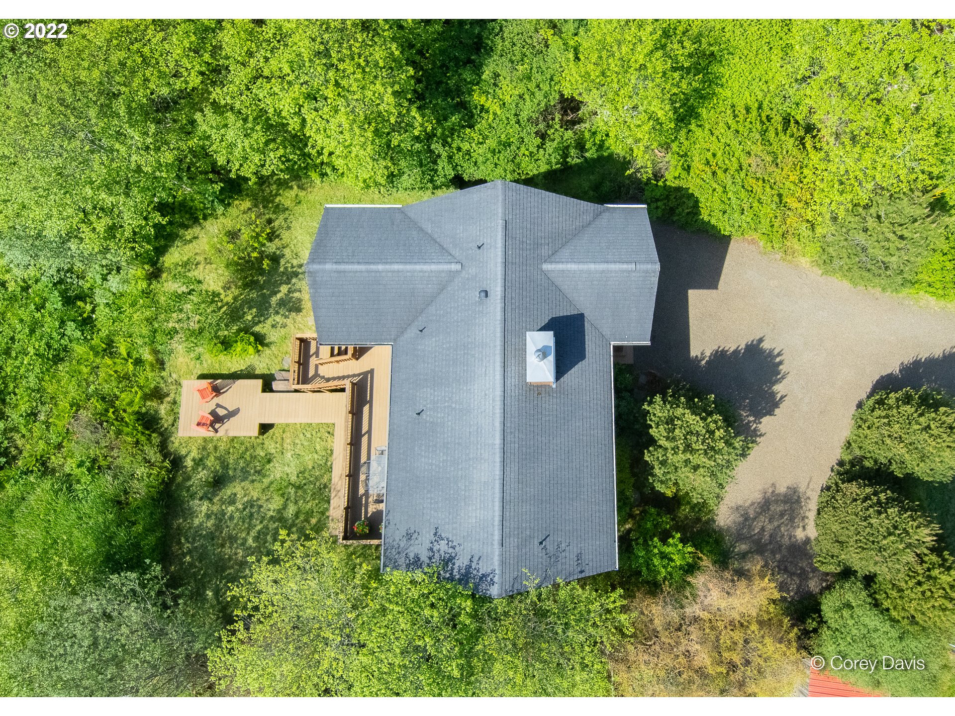 8185 Nehalem Road Manzanita, OR 97130 - Photo 3 of 31 an aerial view of a house