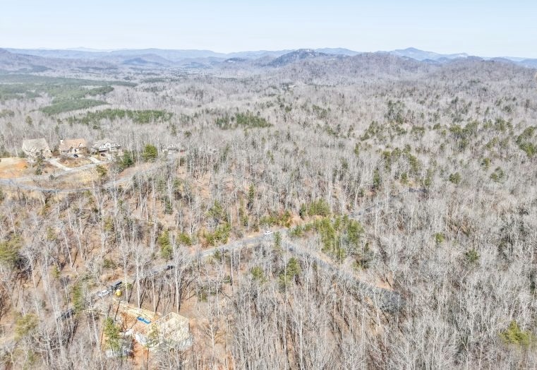 8 Gabriel Way Pickens, SC 29671 - Photo 6 of 12 This elevated view captures the vast, natural landscape with distant mountain ranges.